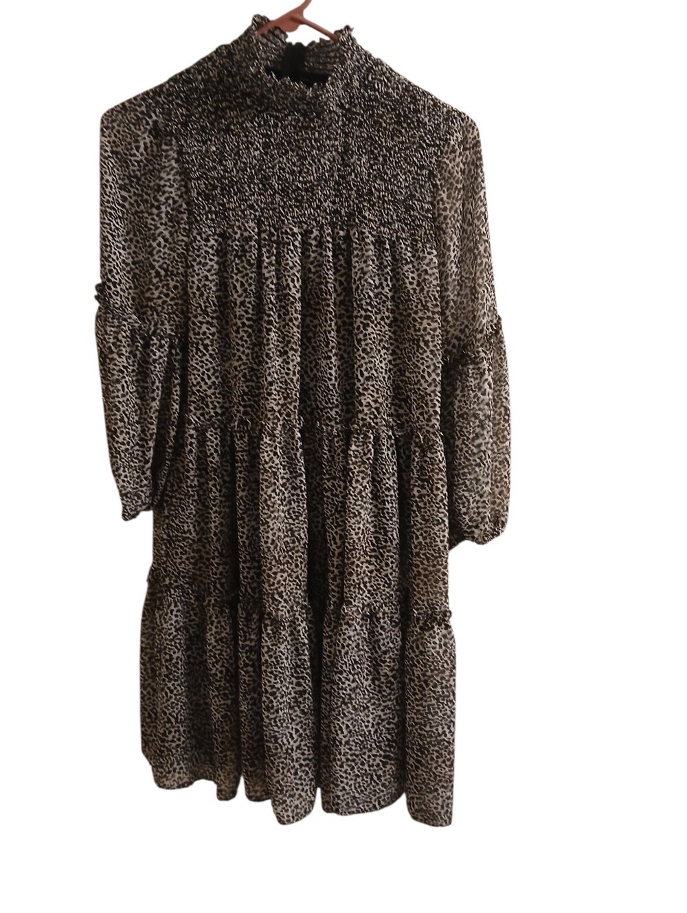 Black & White Leopard Print Dress